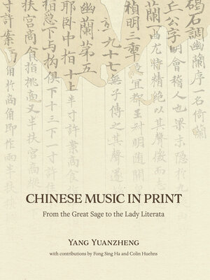 cover image of Chinese Music in Print